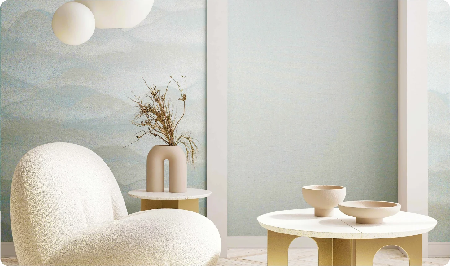 Gradiant grey wallpaper collection perfect for your home